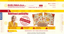 Desktop Screenshot of bublinkashop.cz