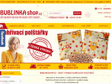 Tablet Screenshot of bublinkashop.cz